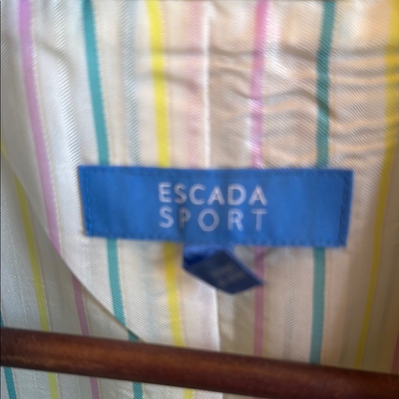 Escada Multicolor Striped Jacket - Picture 2 of 3
